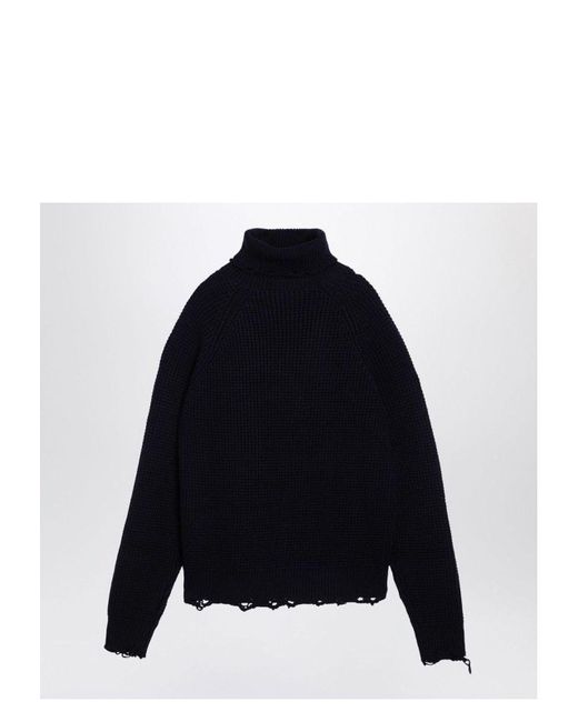 DSquared² Blue Turtleneck Sweater for men