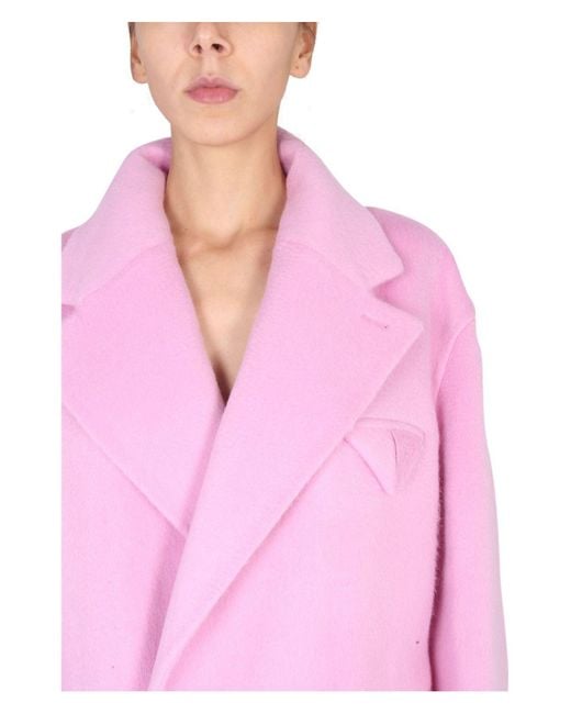 Bottega Veneta Pink Doubleface Coat