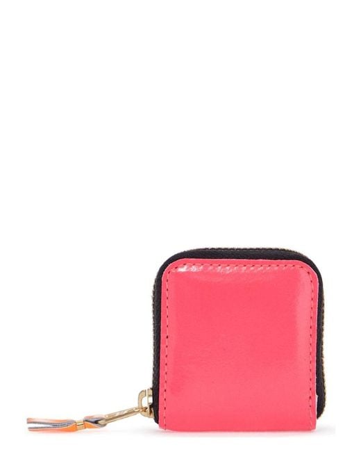 Comme des Garçons Pink Portafoglio Super Fluo Rosa