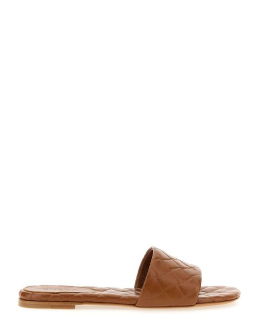 Bottega Veneta Brown Mule Flat Amy