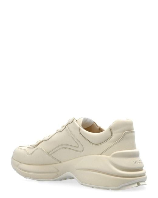 Gucci White Rython Sneakers for men