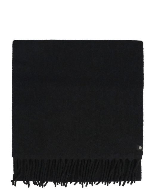 Canada Goose Black Knitted Wool Scarf