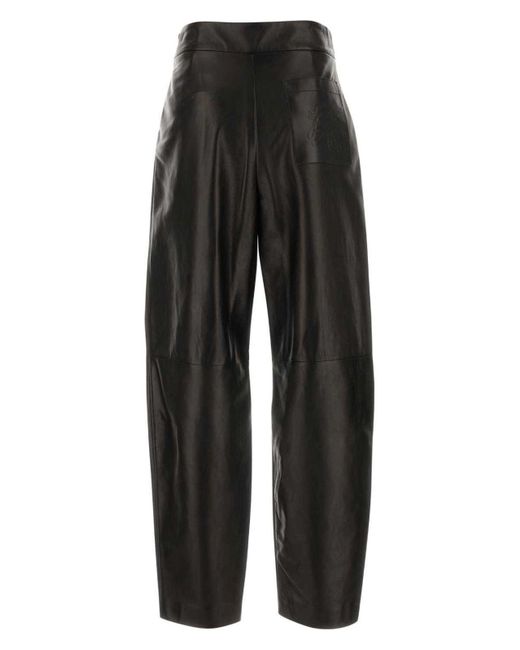 Giorgio Armani Black Leather Pant