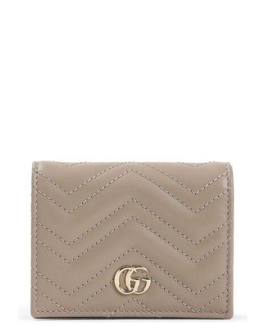 Gucci Gray Gg Marmont Wallet