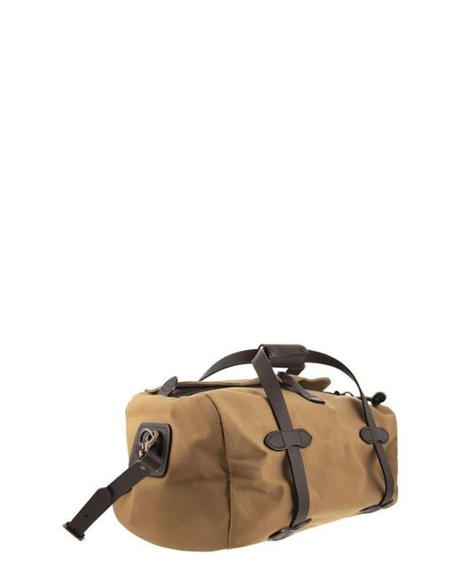 Filson Duffle Small Duffle Bag With Leather Trim in Brown for Men Lyst