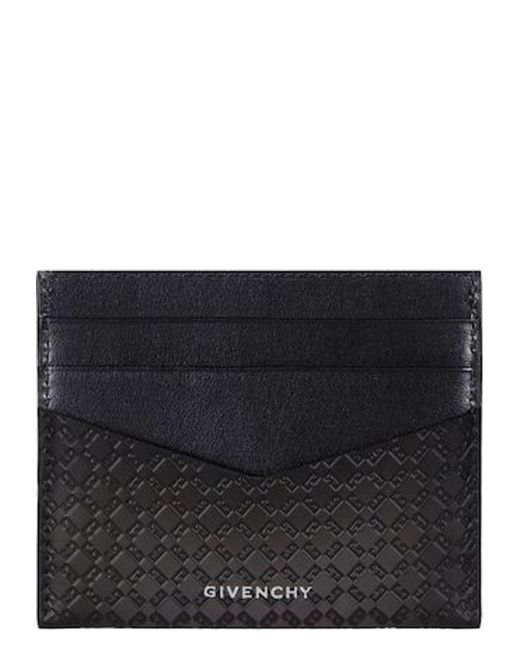 Givenchy Black Card Holder 2X3 Cc for men