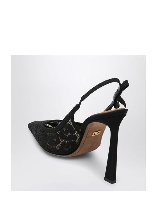 Dolce & Gabbana Slingback Rhinestone Heels main image 1