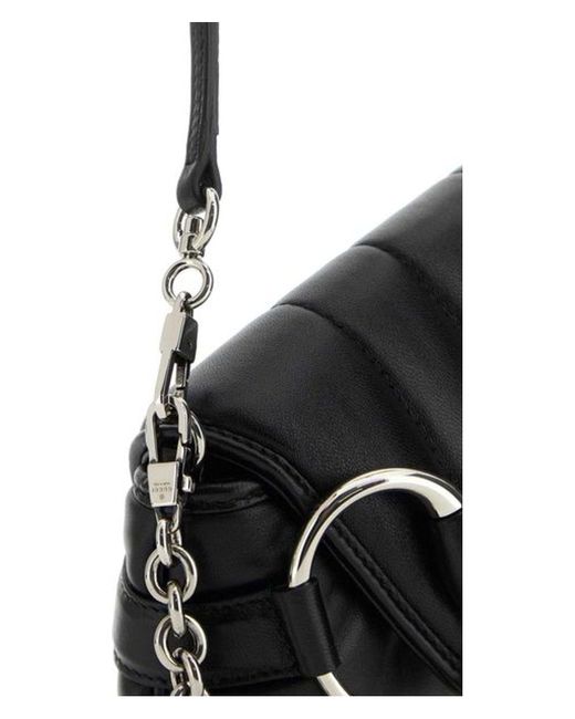 Gucci Black Horsebit Chain Small Bag