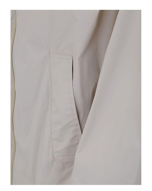 Herno Gray Stretch Maxi Bomber