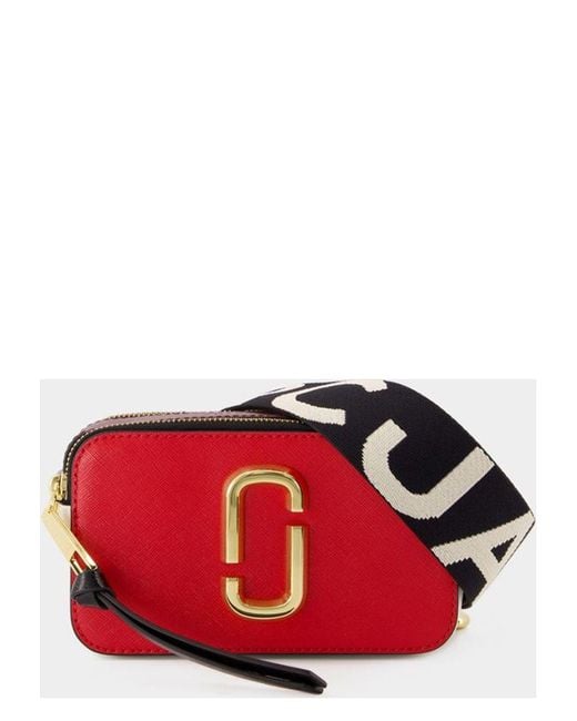 Marc Jacobs Red Elegant Leather Bag For Style