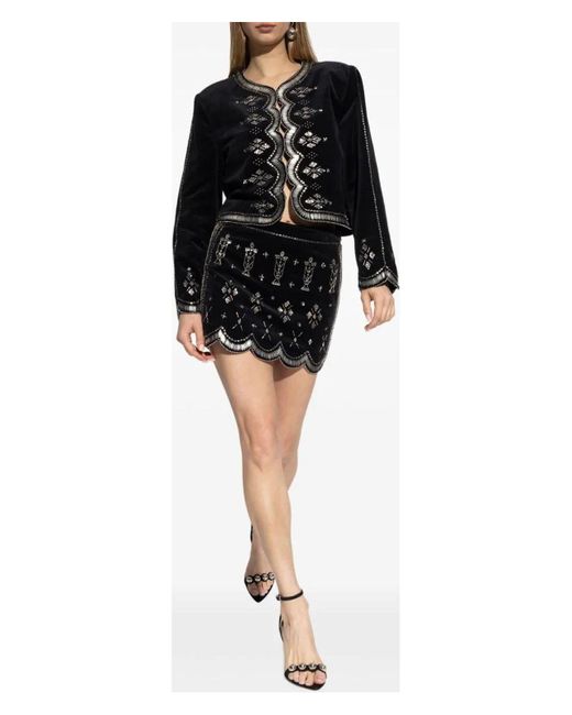 Isabel Marant Black Handore Mini Skirt
