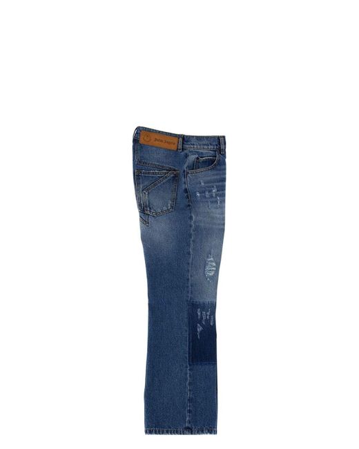 Moncler Genius Blue Jeans With Star Inlays 8 Moncler Palm Angels for men