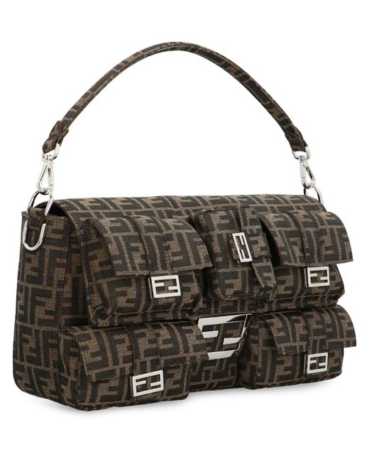 Fendi Black Uette Maxi Multipocket Bag for men