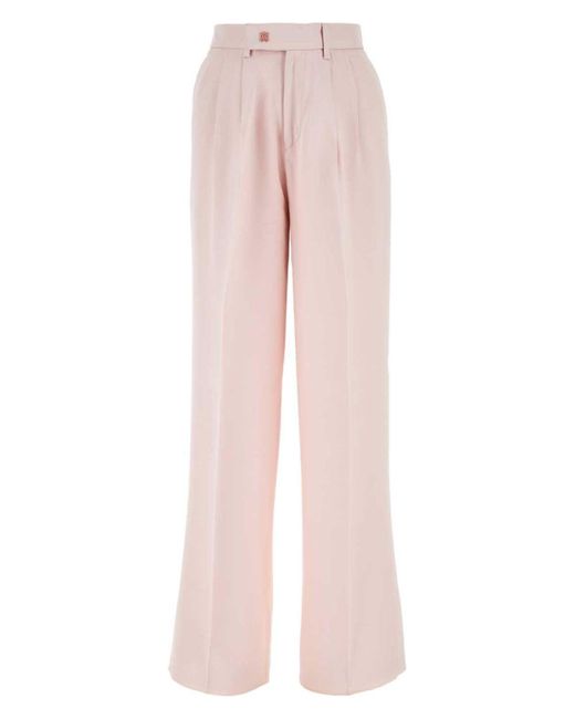 Amiri Pink Light Viscose Wide-Leg Pant