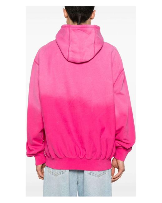 BBCICECREAM Pink Logo Oversized Hoodie for men