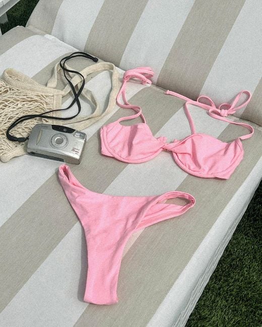 LSPACE Pink Leilani Bikini Bottom