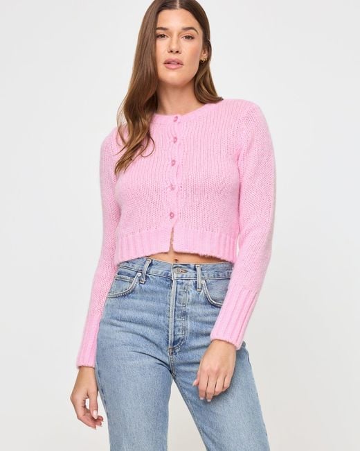 LSPACE Pink Brynn Cardigan