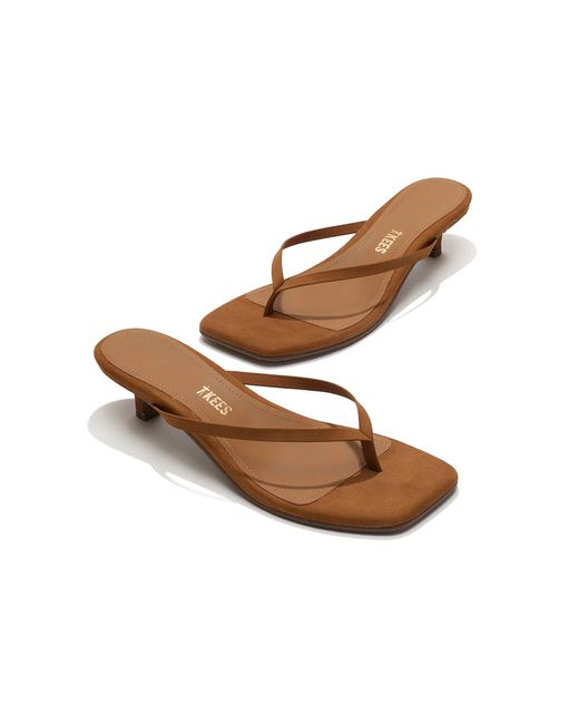 TKEES Women's White Square Toe Julia Suede