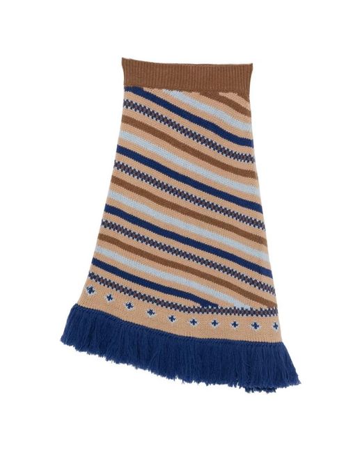 Alanui Blue Sweet Winter Skirt
