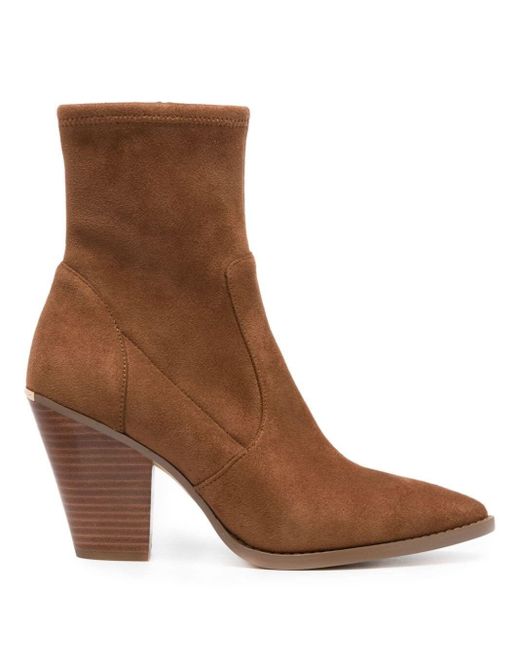 MICHAEL Michael Kors Brown Dover 100mm Pointed-toe Boots