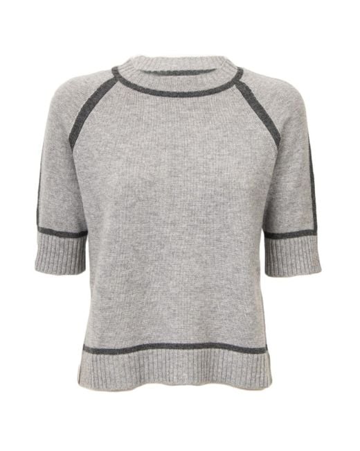 Max Mara Gray Piuma