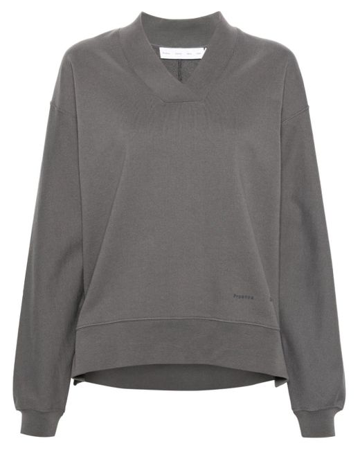 Olivia Sweatshirt di Proenza Schouler in Gray