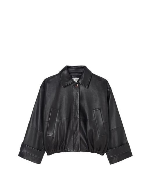 Rohe Black Leather Blouson