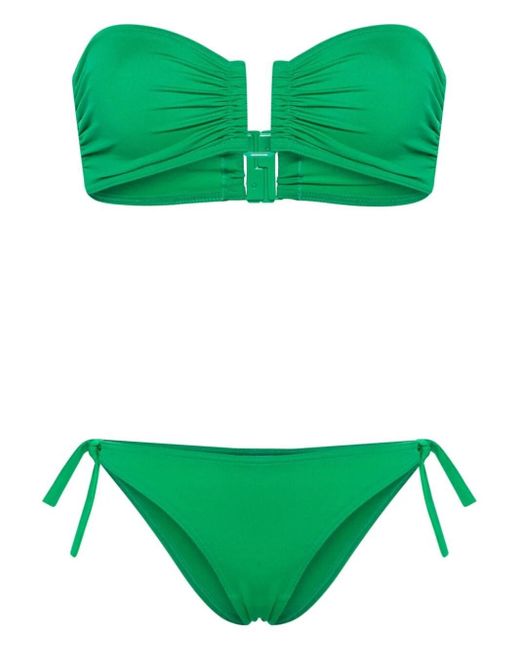 Eres Green Show Duni Bandeau-style Bikini Set
