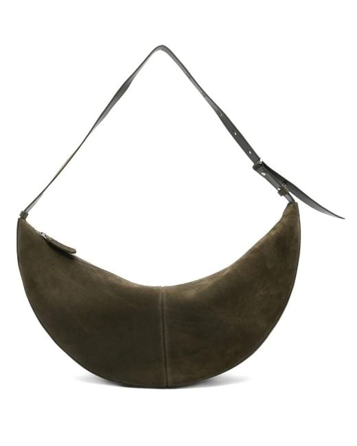 Proenza Schouler Metallic Hobo Slide Bag In Soft Suede