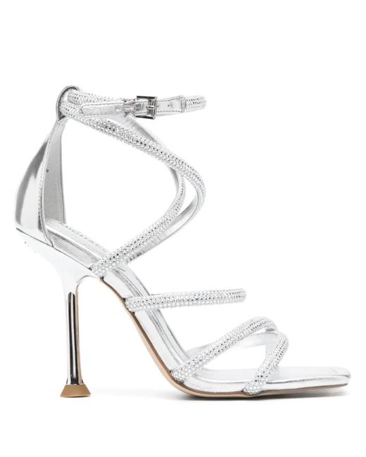 Michael Kors White Imani Strappy Sandals