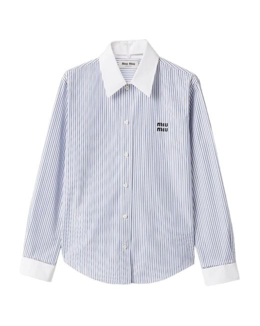 Miu Miu Blue Tops