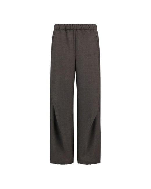 Laminar Gray Oversize Trousers