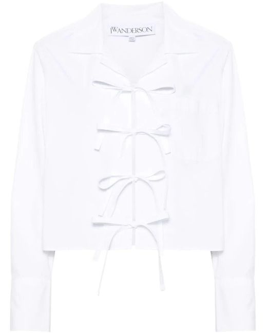 J.W. Anderson White Bow Tie Shirt