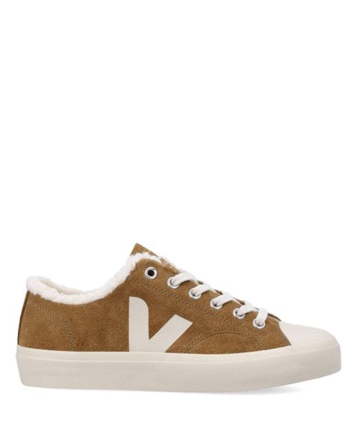 Veja Cotton Canvas Sneakers in Brown Lyst UK