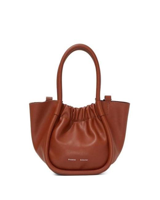 Proenza Schouler Brown Extra Small Ruched Tote