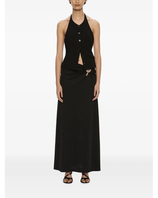 Christopher Esber Black Heavy Twill Suiting
