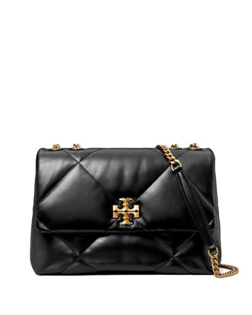 Tory Burch Black Small Quilted Leather Shoulder Bag For , Ss24