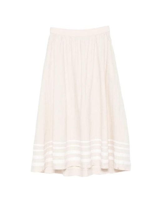 Xirena White Lucille Midi Skirt