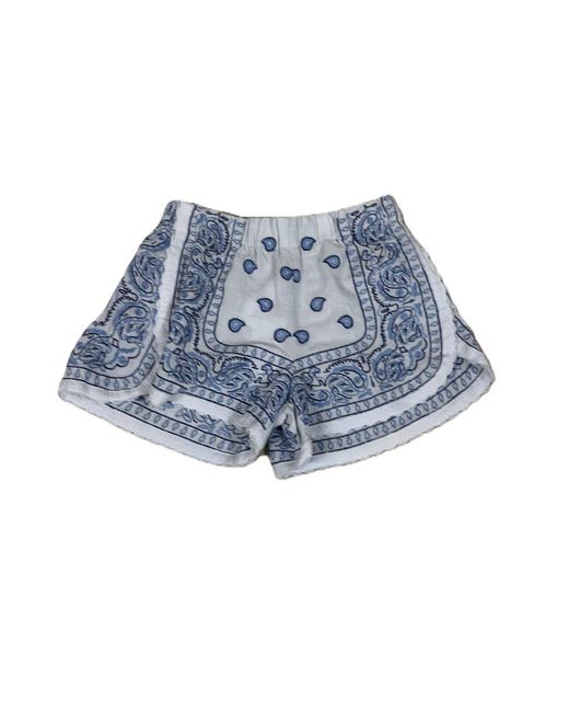 ORSINA Blue Banadana Shorts