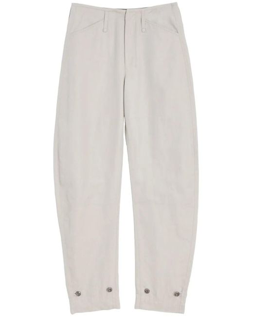 Pantaloni Affusolati di Lemaire in White