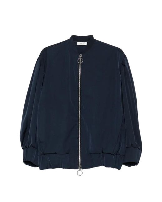 NINA 14.7 Blue Nylon Bomber