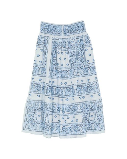ORSINA Blue Bandana Skirt