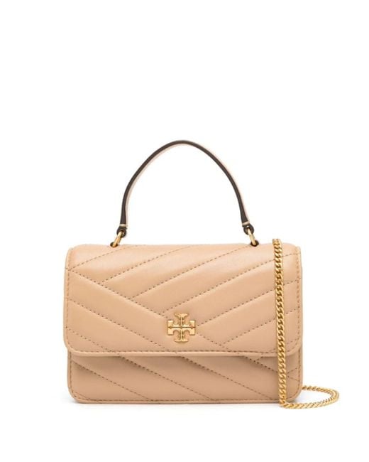 Tory Burch Kira Mini Leather Crossbody Bag in Natural Lyst Canada