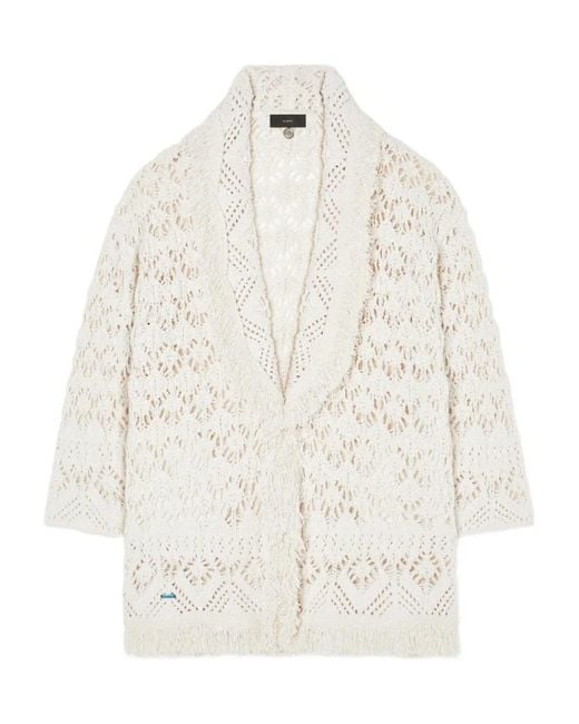 Alanui White Lagoon Romance Cotton Cardigan