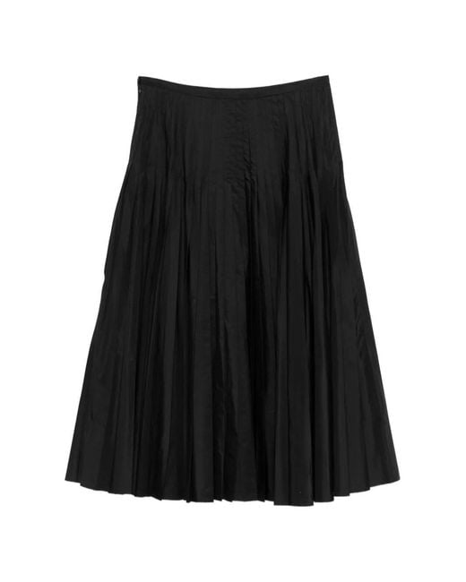 Rohe Black Pleated Skirt