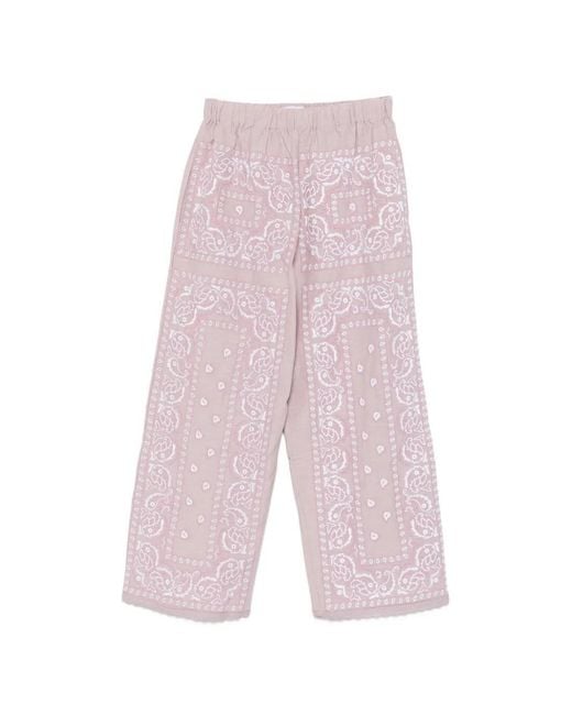 ORSINA Pink Bandana Long Trousers