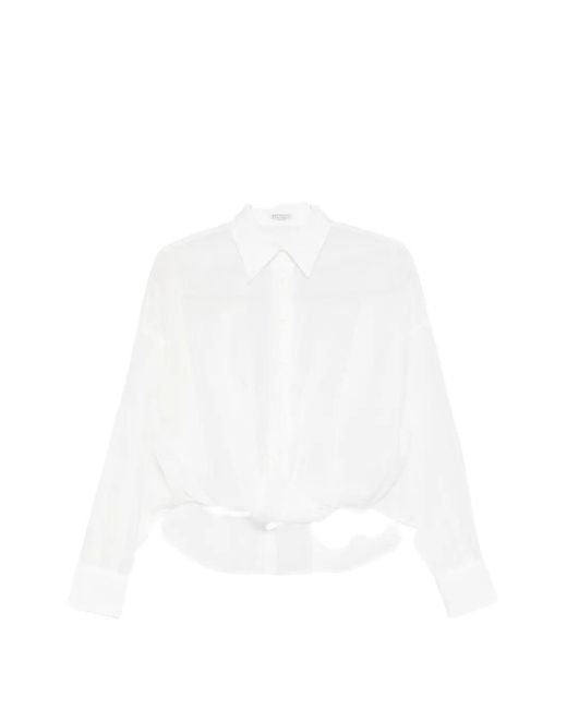 Brunello Cucinelli White Torchon Shirt