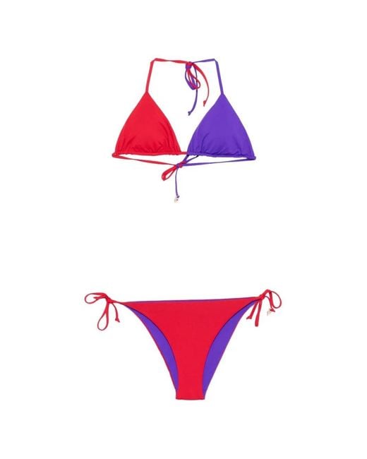 Fisico Pink Two Tone Bikini Set