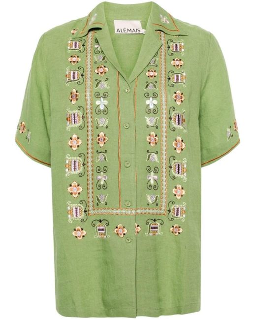 ALÉMAIS Green Lovella Shirt