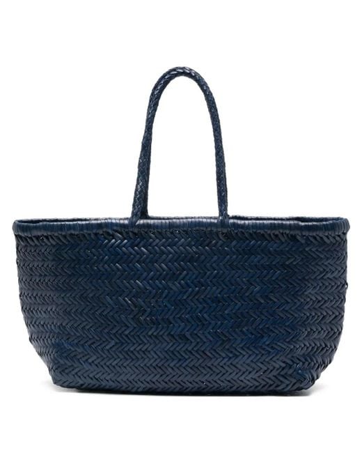 Dragon Diffusion Blue Bamboo Triple Jump Design Basket Bag